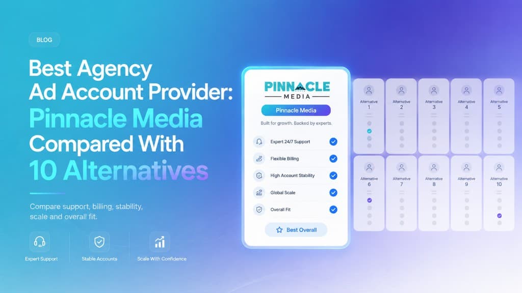 Best Agency Ad Account Provider: Pinnacle Media Compared With 10 Alternatives